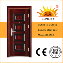 Safety Steel Metal Door, Galvanized Steel Door Frame (SC-S130)